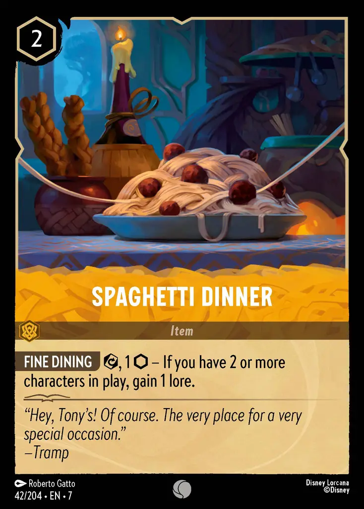 Lorcana - Spaghetti Dinner - Archazia's Island