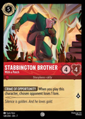 Lorcana - Stabbington Brother - With a Patch - Archazia's Island