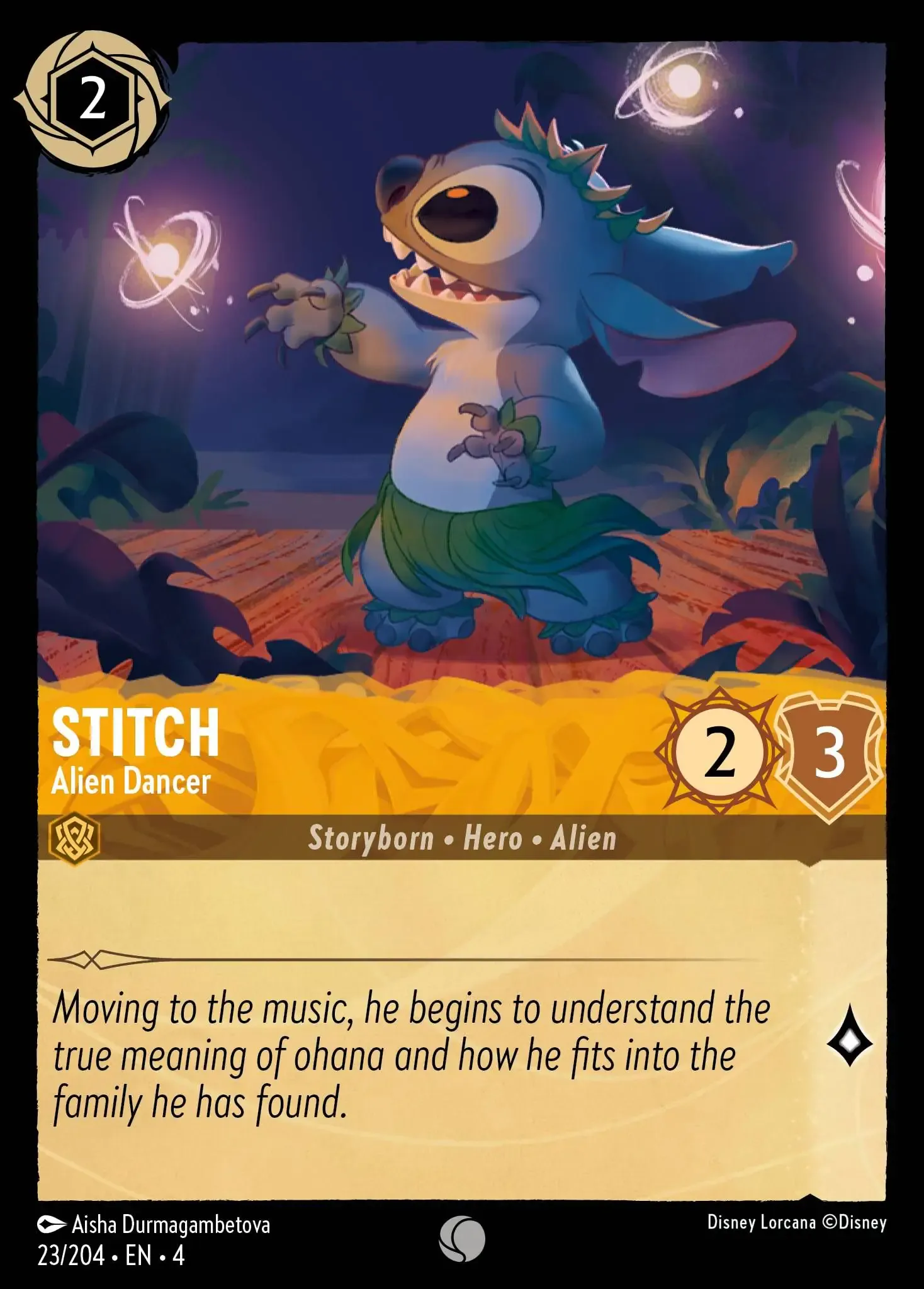 Lorcana - Stitch - Alien Dancer - Ursula's Return
