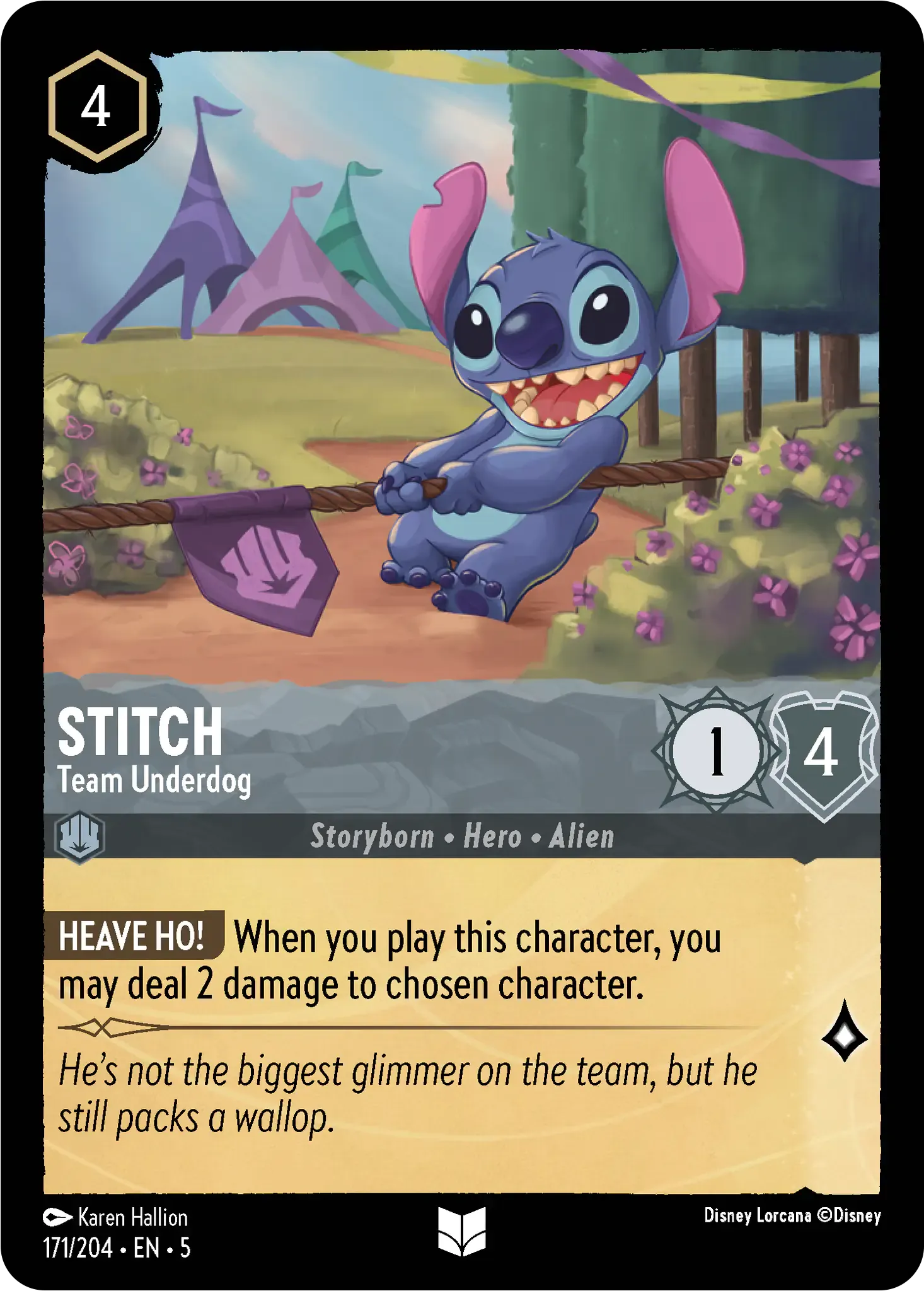 Lorcana - Stitch - Team Underdog - Shimmering Skies
