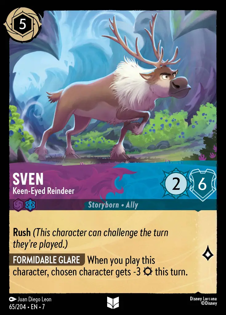 Lorcana - Sven - Keen-Eyed Reindeer - Archazia's Island