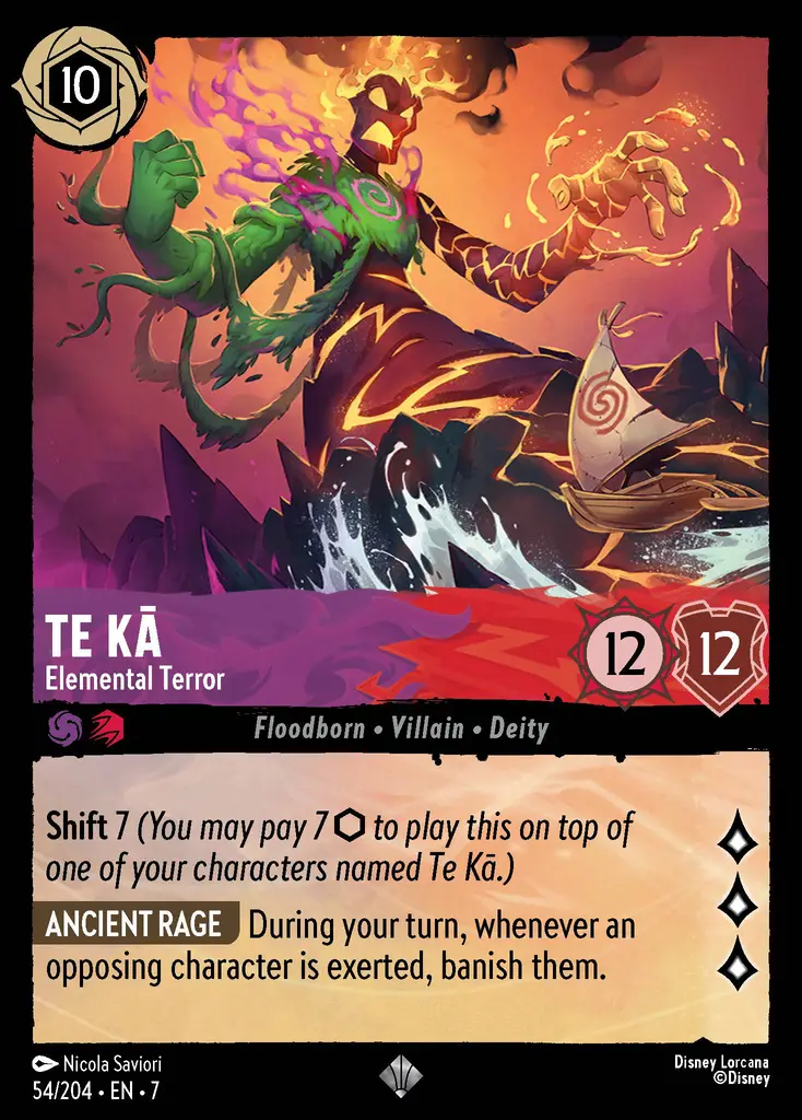 Lorcana - Te Ka - Elemental Terror - Archazia's Island