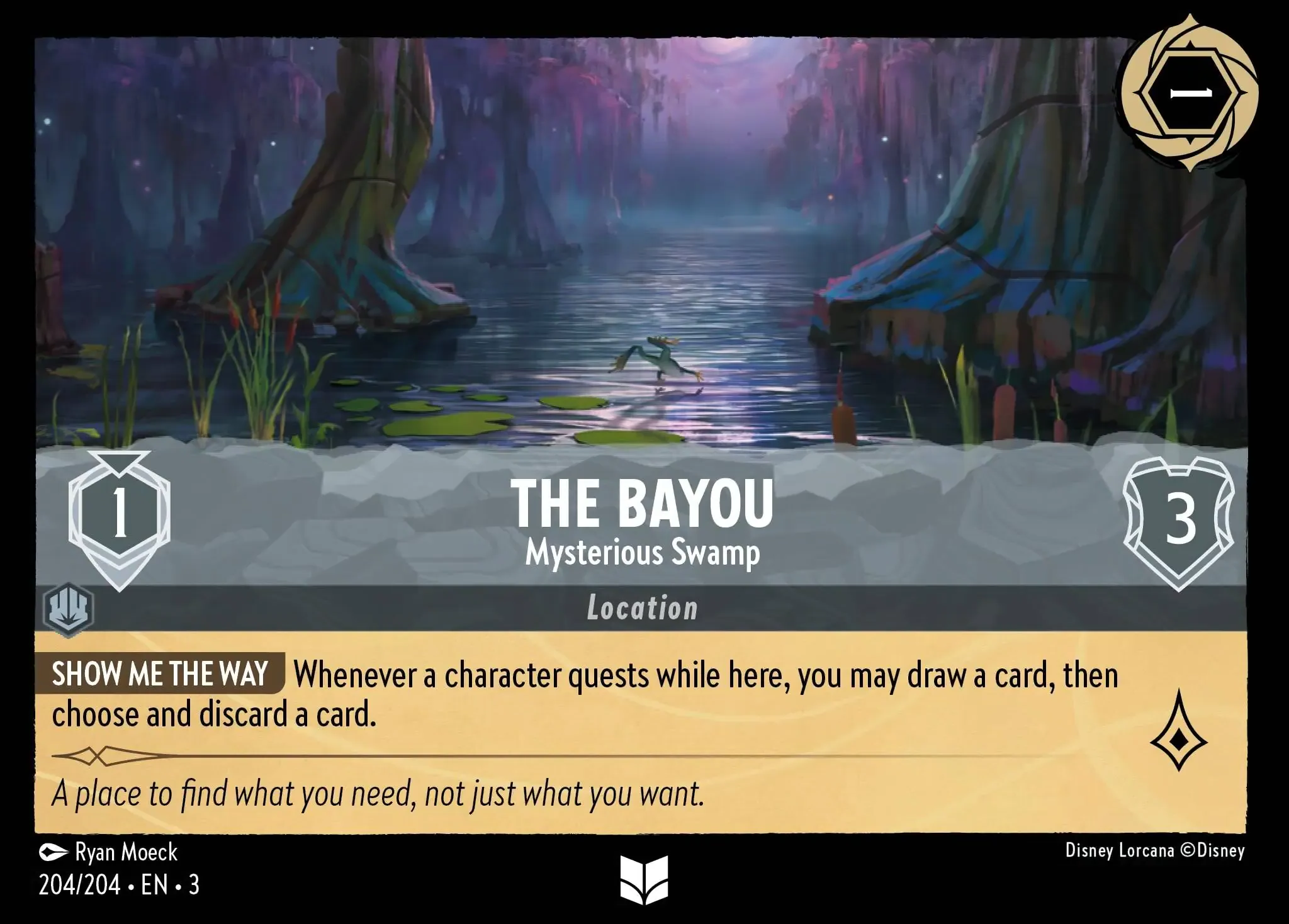 Lorcana - The Bayou - Mysterious Swamp - Into the Inklands