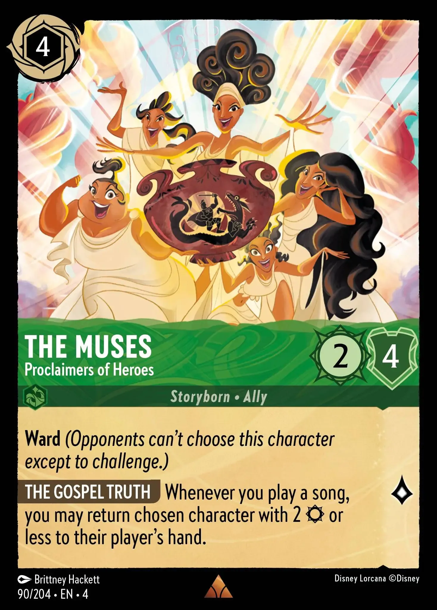 Lorcana - The Muses - Proclaimers of Heroes - Ursula's Return