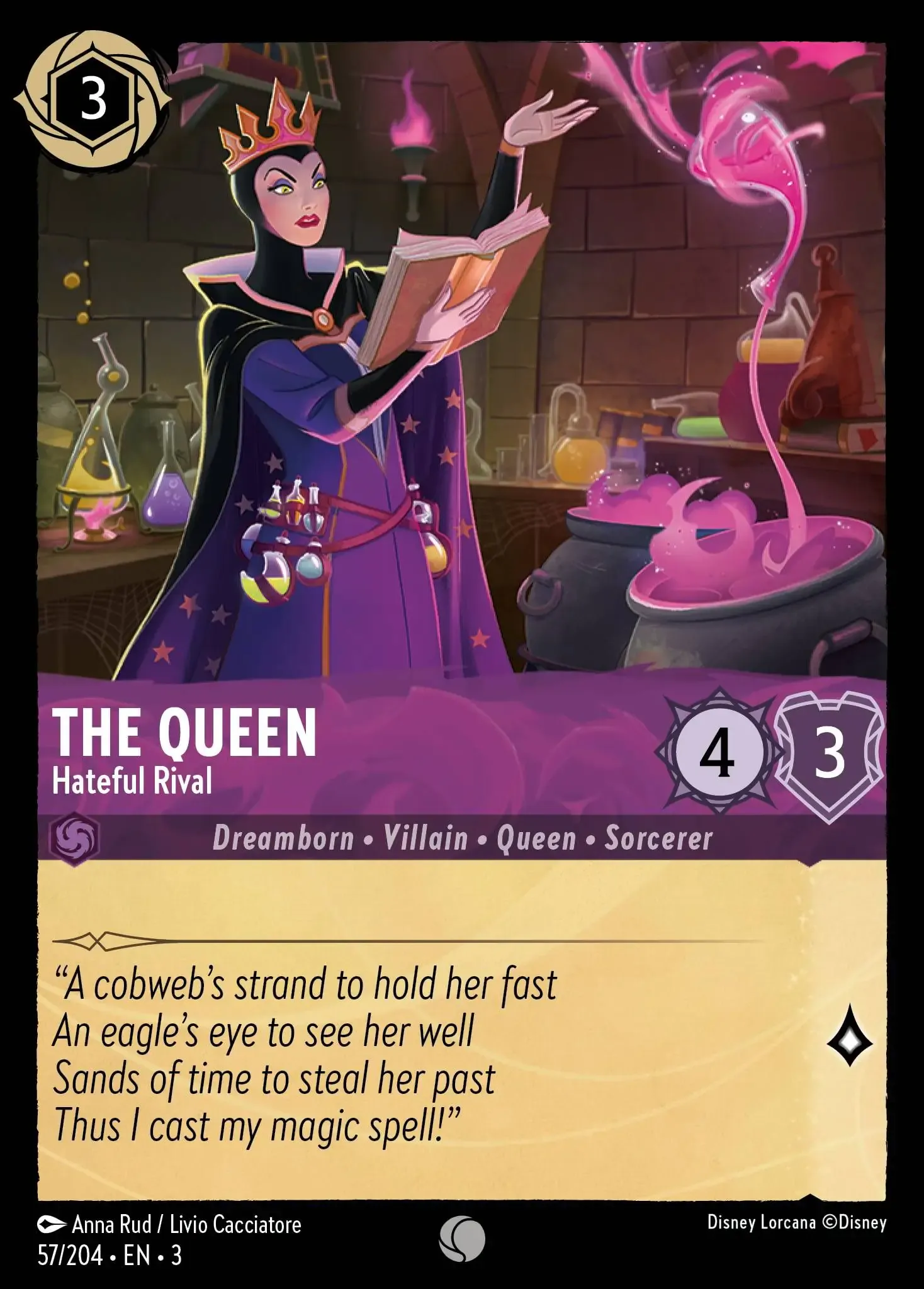 Lorcana - The Queen - Hateful Rival - Into the Inklands
