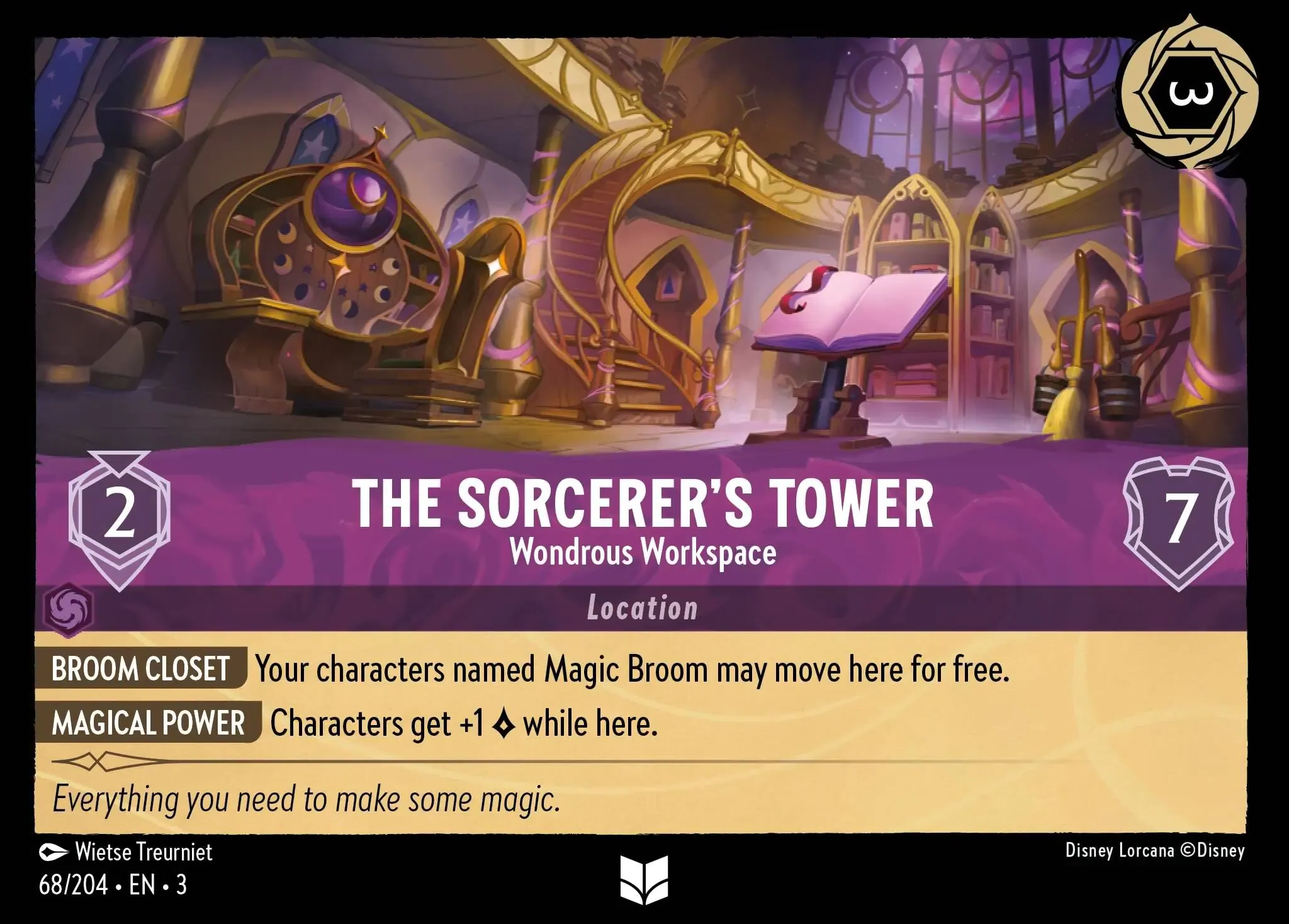 Lorcana - The Sorcerer's Tower - Wondrous Workspace - Into the Inklands