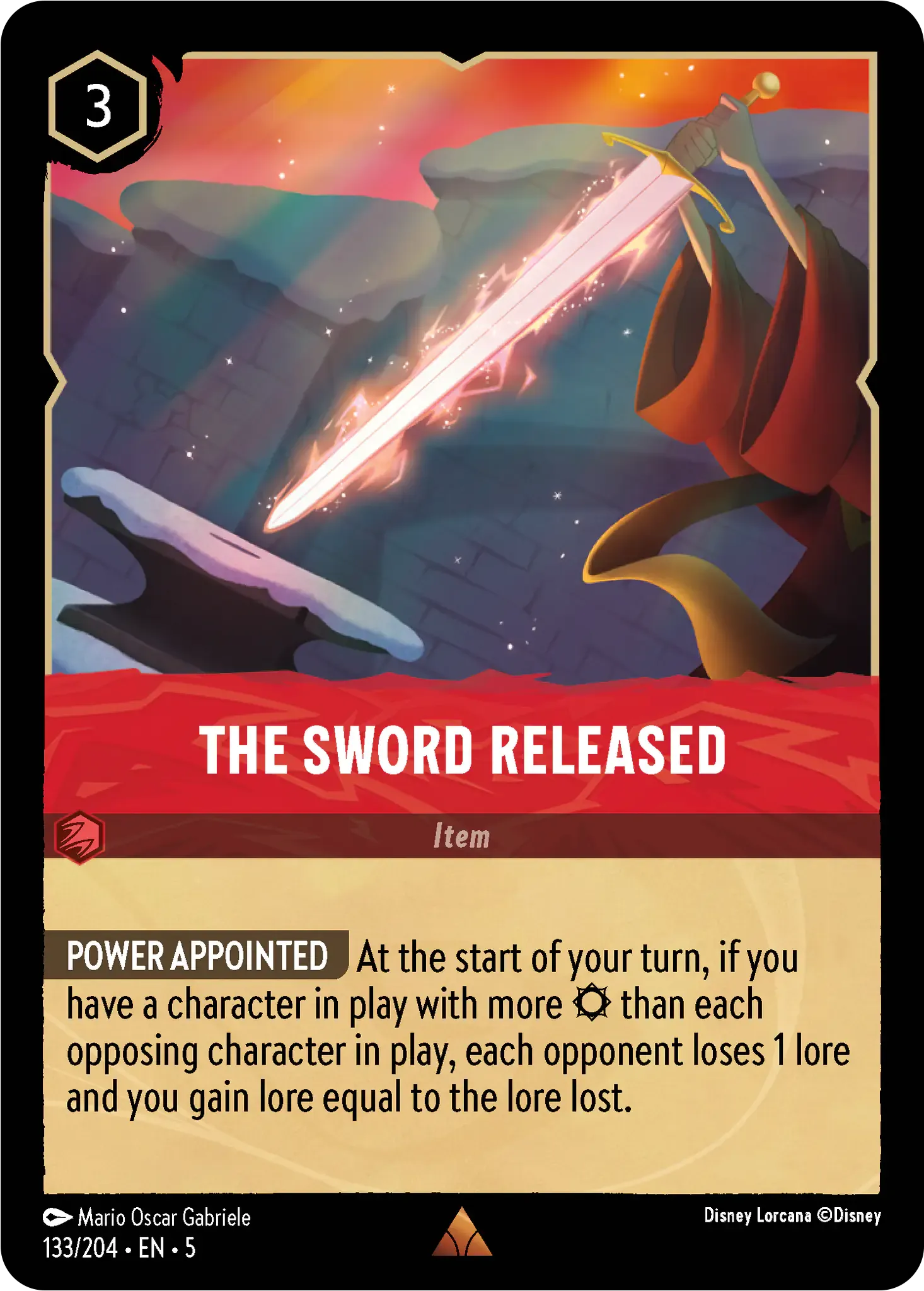 Lorcana - The Sword Released - Shimmering Skies