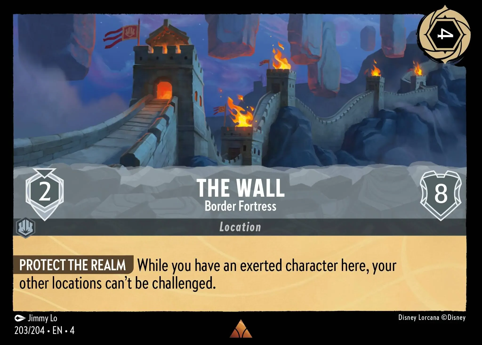 Lorcana - The Wall - Border Fortress - Ursula's Return