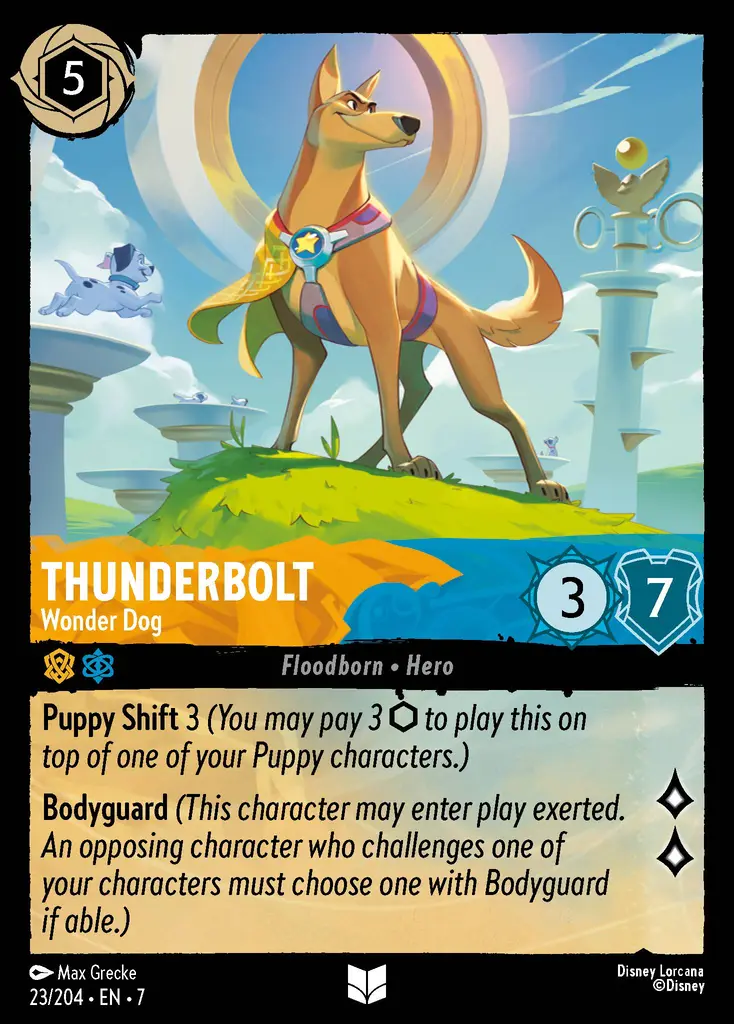 Lorcana - Thunderbolt - Wonder Dog - Archazia's Island