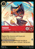 Lorcana - Tigger - In the Crow's Nest - Azurite Sea