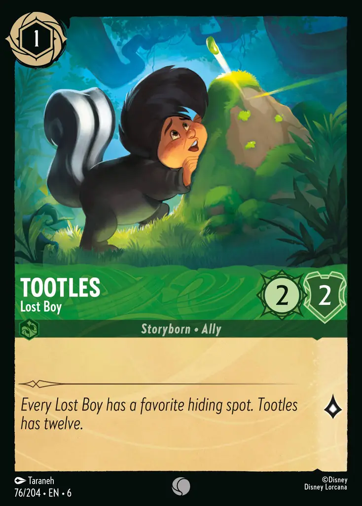 Lorcana - Tootles - Lost Boy - Azurite Sea