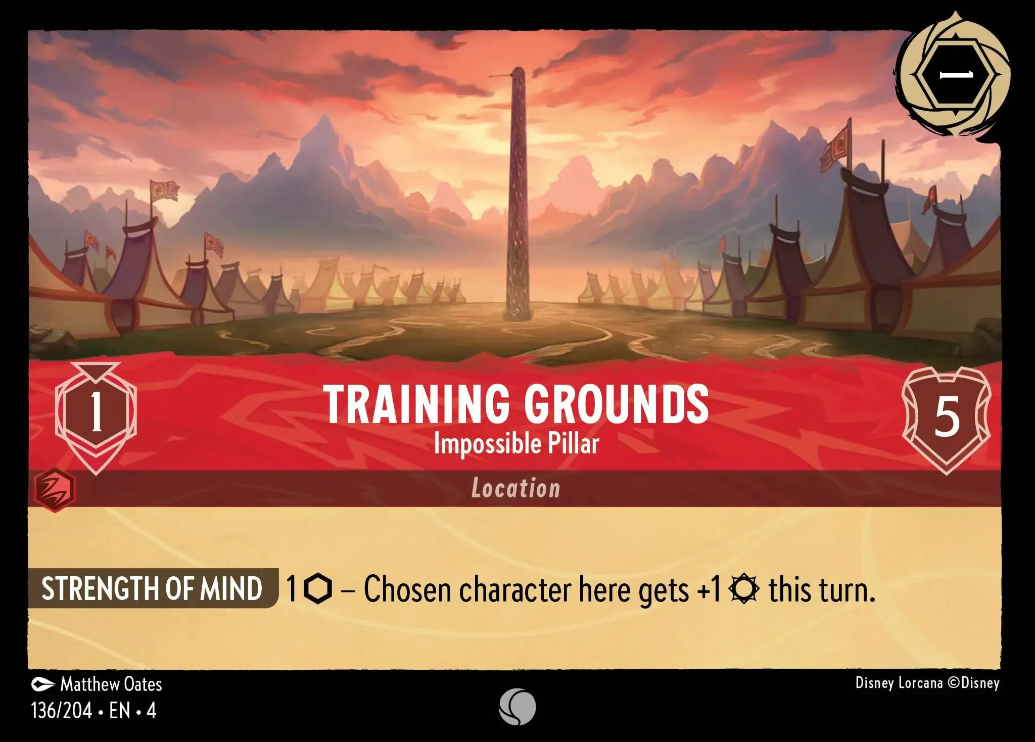 Lorcana - Training Grounds - Impossible Pillar - Ursula's Return