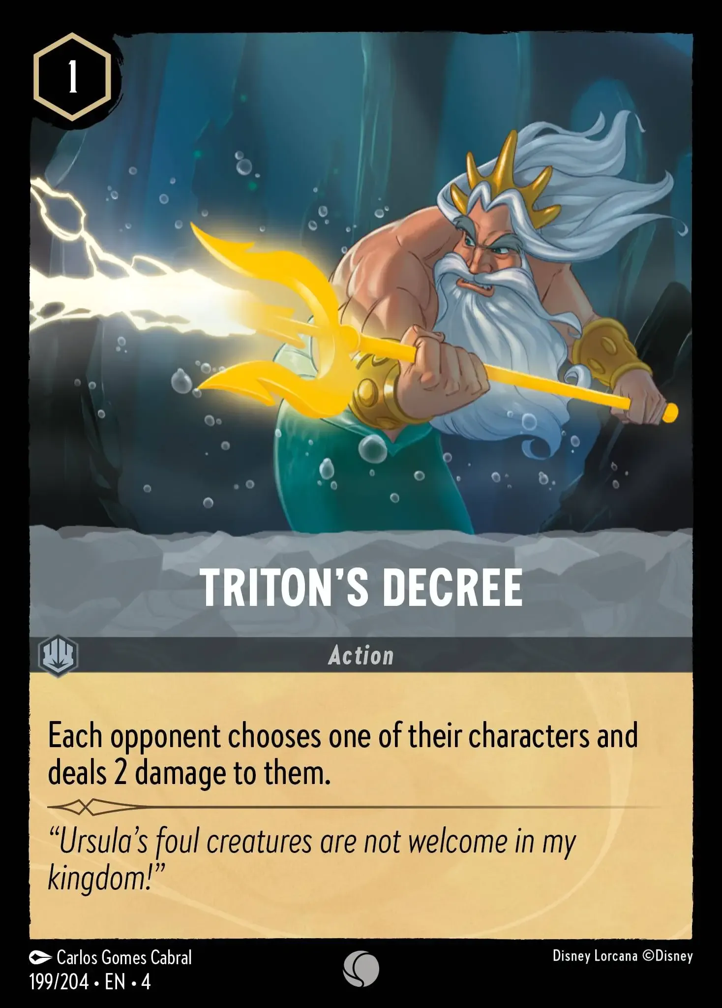 Lorcana - Triton's Decree - Ursula's Return