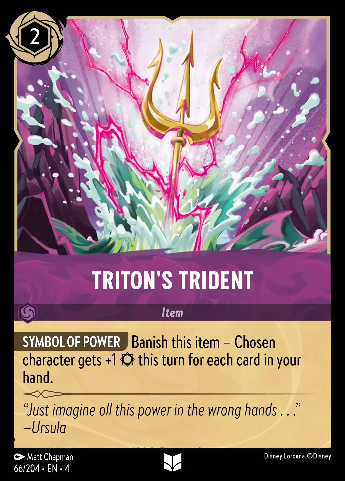 Lorcana - Triton's Trident - Ursula's Return