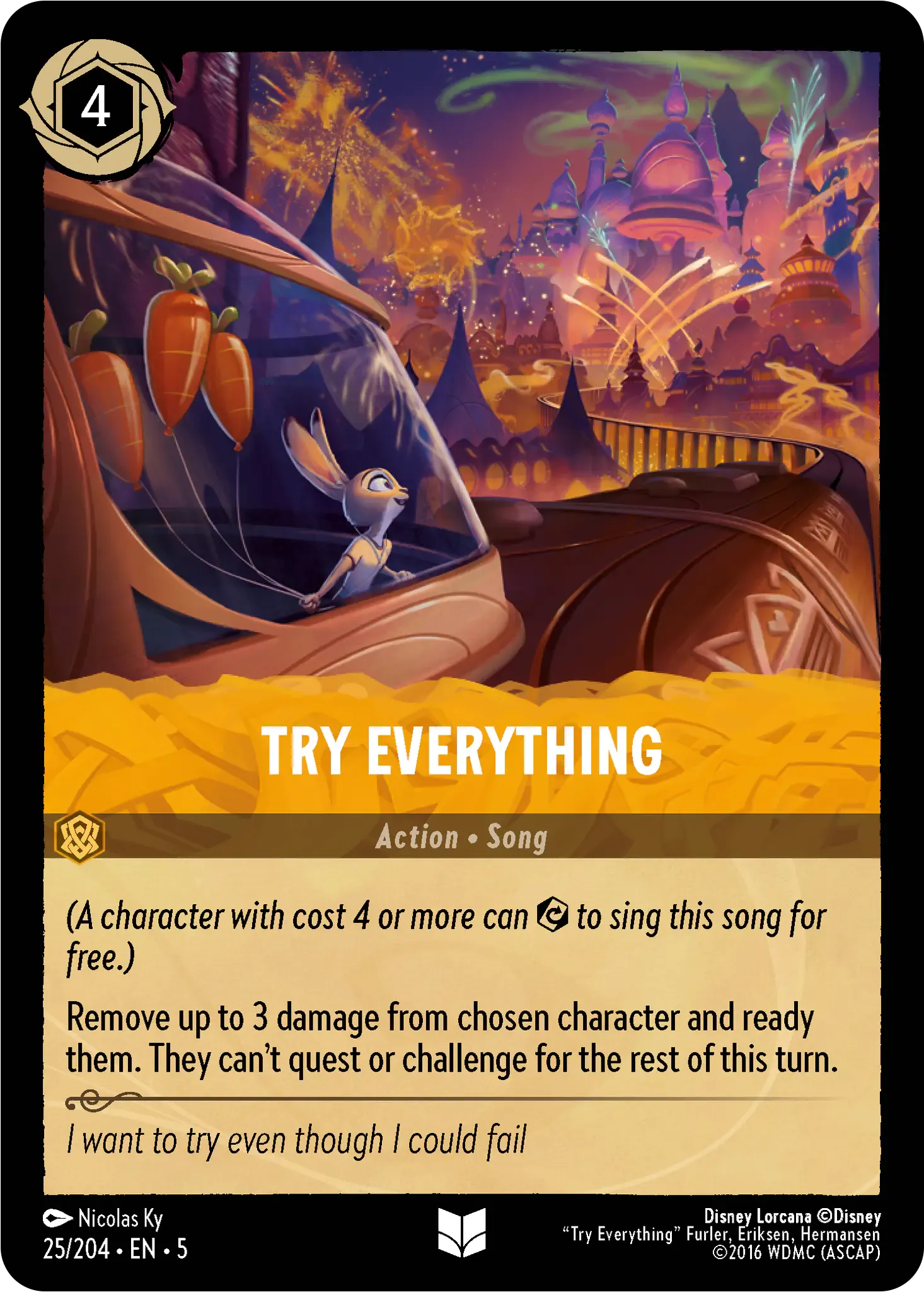 Lorcana - Try Everything - Shimmering Skies