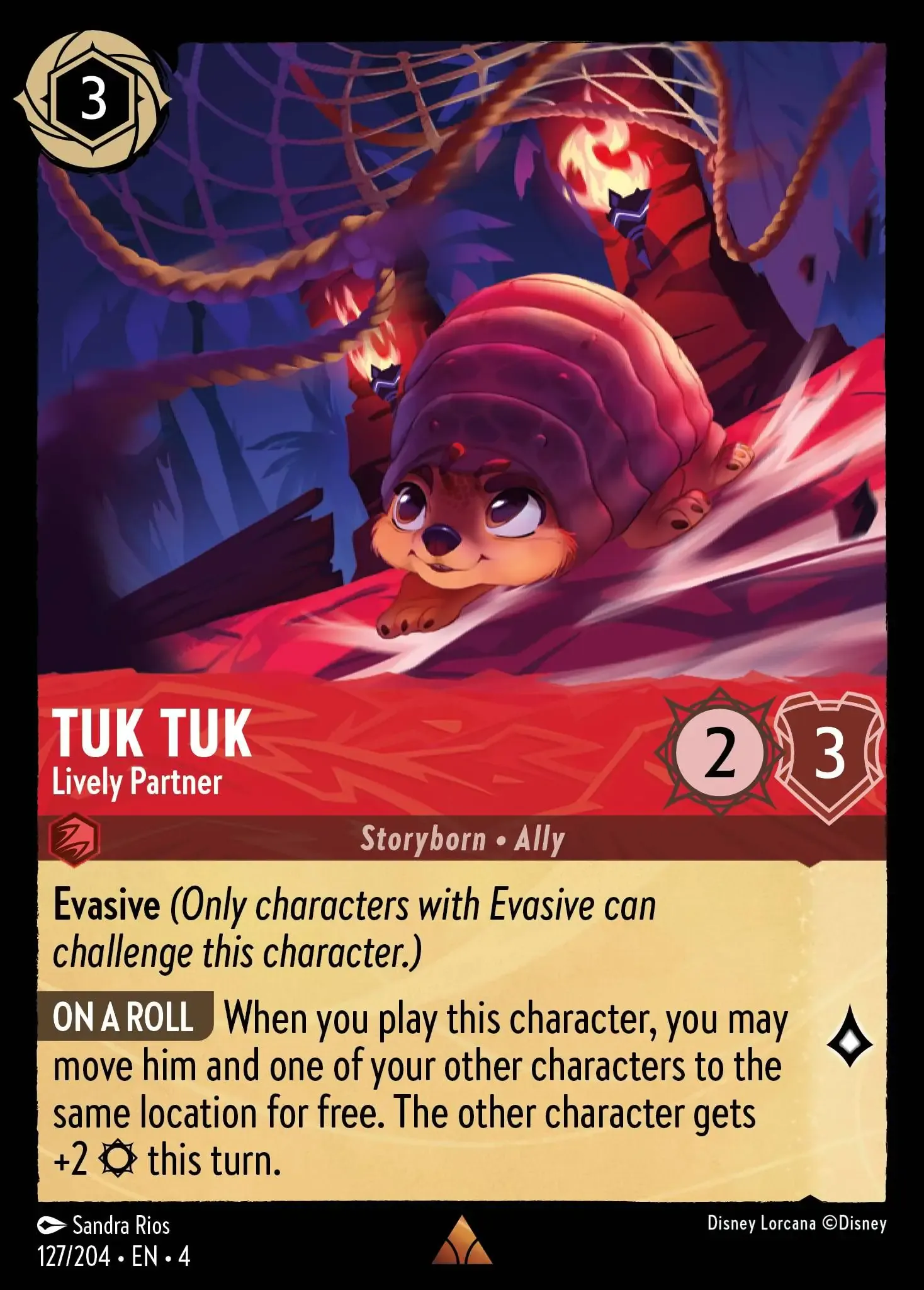 Lorcana - Tuk Tuk - Lively Partner - Ursula's Return