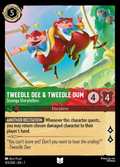 Lorcana - Tweekdle Dee & Tweedle Dum - Strange Storytellers - Archazia's Island