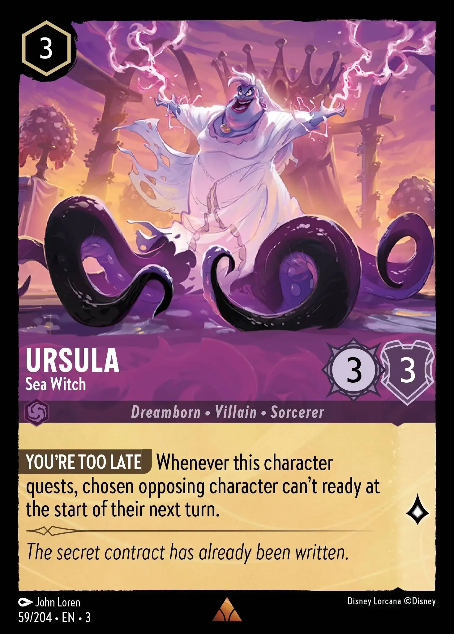 Lorcana - Ursula - Sea Witch - Into the Inklands