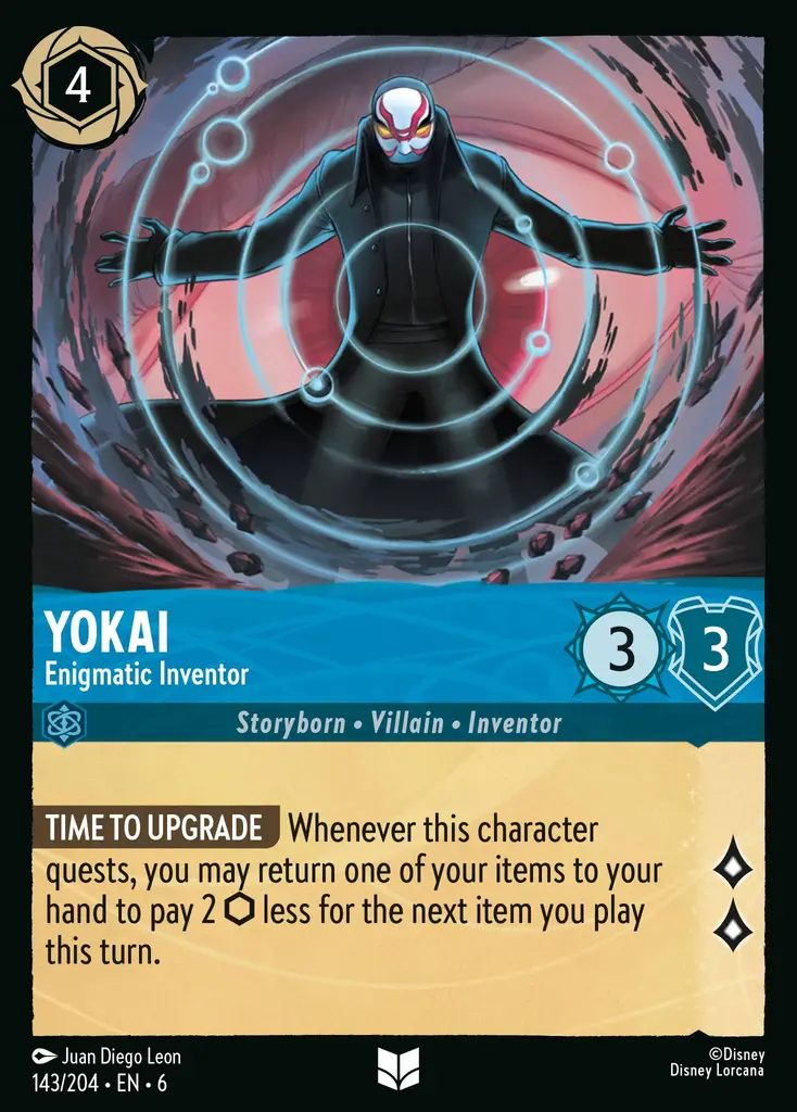 Lorcana - Yokai - Enigmatic Inventor - Azurite Sea
