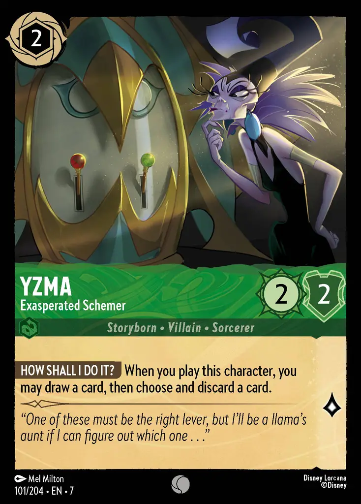 Lorcana - Yzma - Exasperated Schemer - Archazia's Island